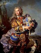 Hyacinthe Rigaud Gaspard de Gueidan playing the musette oil painting reproduction